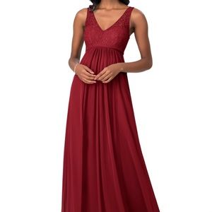 Azazie Andrea - Burgundy Maternity Bridesmaid